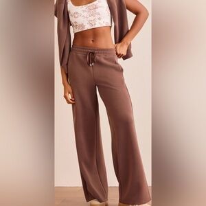 Altar'd State Chocolate Wide Leg Pants sz large